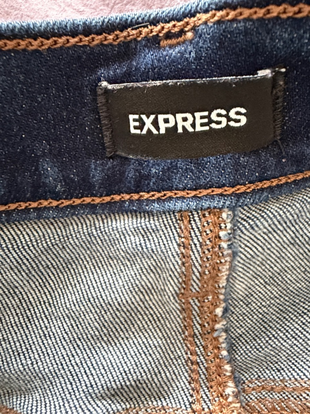 EXPRESS High Rise Wide Leg Denim - Picture 8 of 14